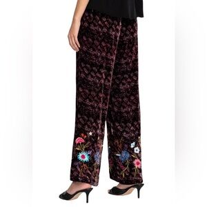 Johnny was Ulla Wide Leg Silk-Blend Pant size XXL